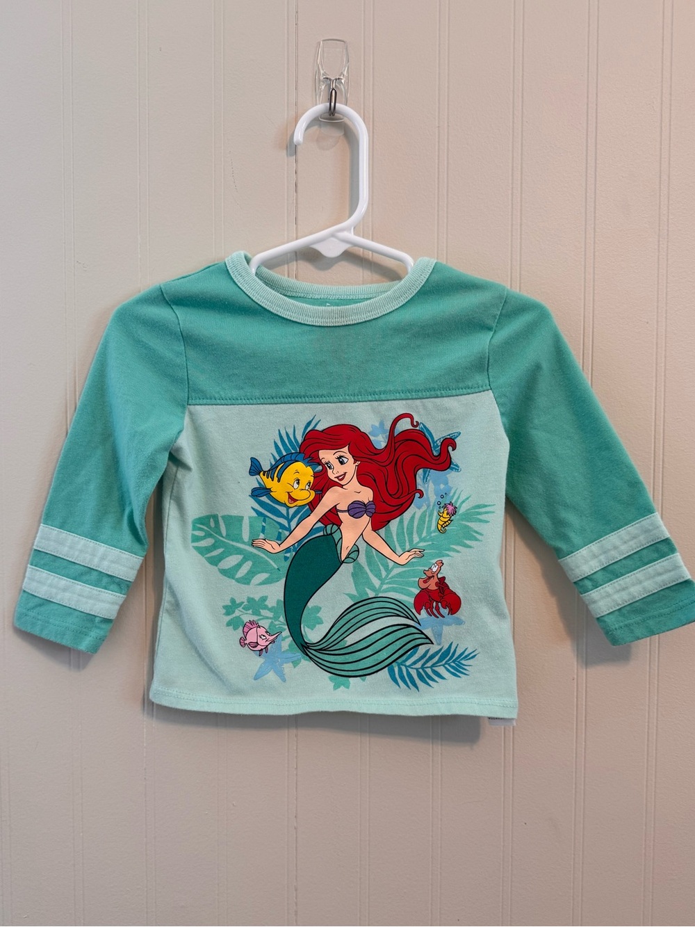 Disney Mint & Teal The Little Mermaid Long-Sleeve Tee